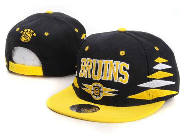 NHL Boston Bruins M&N Snapback Hat NU02